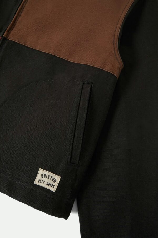 Mechanic Women's Garage Jacket - Port/Black/Pinecone Brown - Image 10