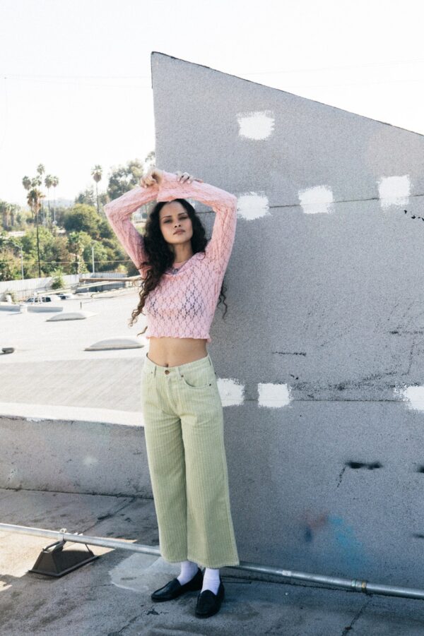 Margo Cropped 5-Pocket Pant - Elm - Image 3